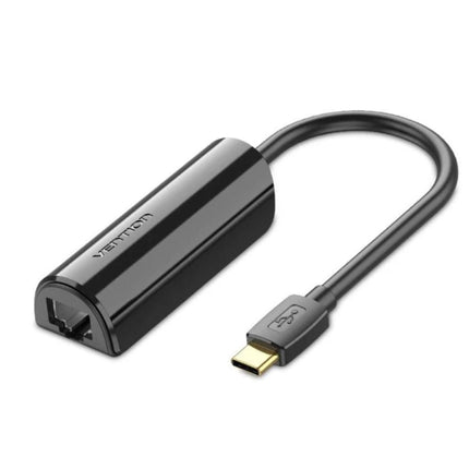 Vention USB - C to 100M Ethernet Adapter 0.15M Black - Brainy