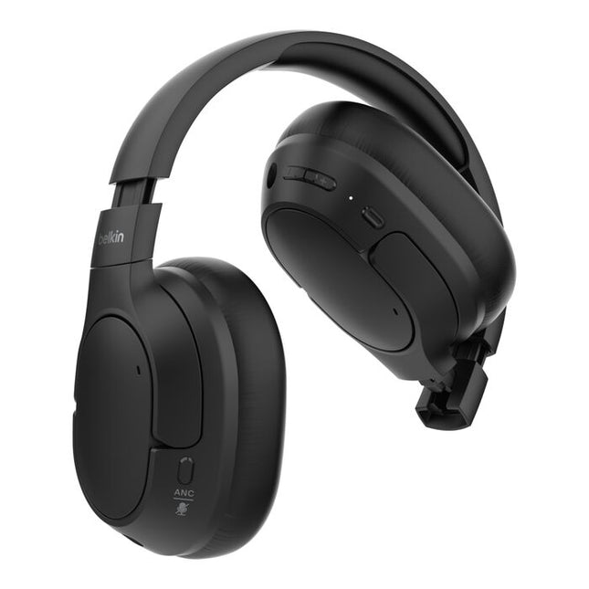 Original Belkin Noise Cancelling Over-Ear Headphones AUD008HQBK