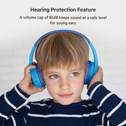 Original Belkin Kids Wireless On-Ear Headphones Blue  AUD002BTBL