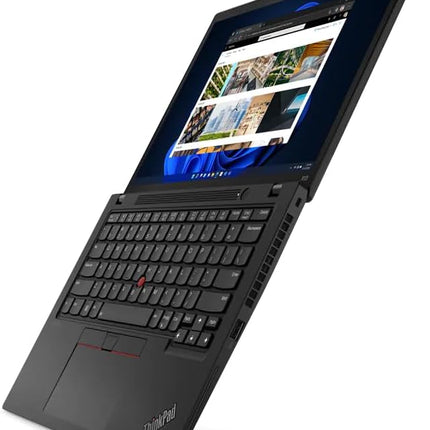 Slim Lenovo business laptop on desk