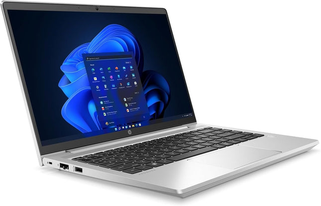 Refurbished HP PROBOOK 445 G9-AMD Ryzen 7 5825U, 16GB Ram, 256GB SSD, 14″ FHD Touchscreen, Pike silver aluminum, BOXED.