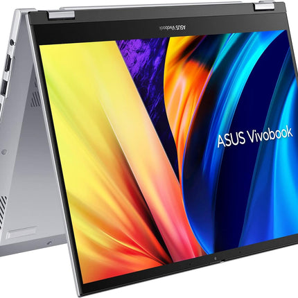 ASUS Vivobook S 14 Flip TP3402VA – Intel Core i7-13700H, 16GB RAM, 512GB SSD, 14″ WUXGA, Silver, 1-Year Warranty