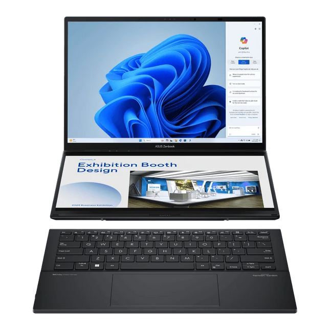 ASUS Zenbook Duo OLED UX8406MA Ultra 7-155H 16GB 1TB SSD Dual 3K Touch – Win 11, 2YR warranty