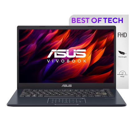 ASUS Vivobook Go 14 (N4500) – Intel Celeron, 8GB RAM, 256GB SSD, 14" HD, Black, 1-Year Warranty