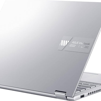 ASUS Vivobook S 14 Flip TP3402VA – Intel Core i7-13700H, 16GB RAM, 512GB SSD, 14″ WUXGA, Silver, 1-Year Warranty