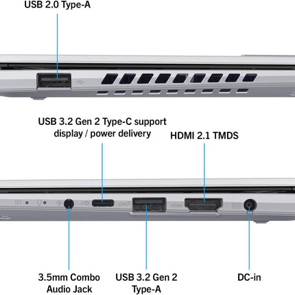 ASUS Vivobook S 14 Flip TP3402VA – Intel Core i7-13700H, 16GB RAM, 512GB SSD, 14″ WUXGA, Silver, 1-Year Warranty