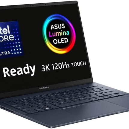 ASUS Zenbook 14 OLED UX3405MA Ultra 9-185H 16GB 1TB SSD 3K Touch 120Hz – Ponder Blue, Win 11, 2YR warranty
