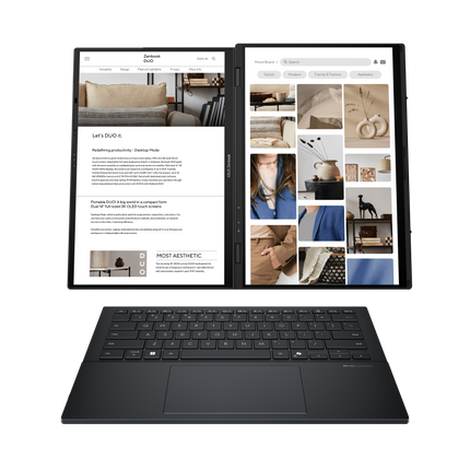 3K OLED Zenbook Duo display