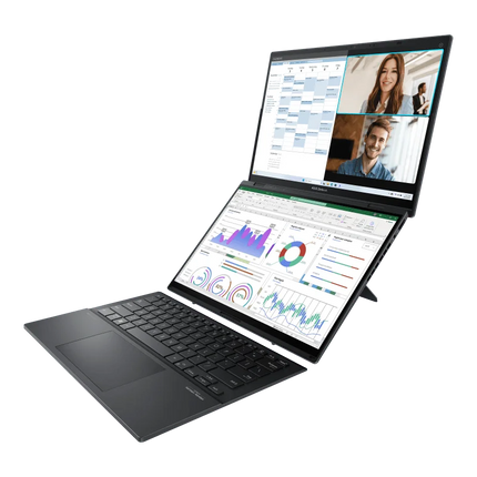 ASUS Zenbook Duo OLED UX8406MA Ultra 7-155H 16GB 1TB SSD Dual 3K Touch – Win 11, 2YR warranty