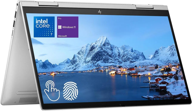 HP Envy / omnibook X360 14-es1013dx Core 7 16GB 512GB SSD Touch 2-in-1 Silver – Win 11, 1YR Warranty