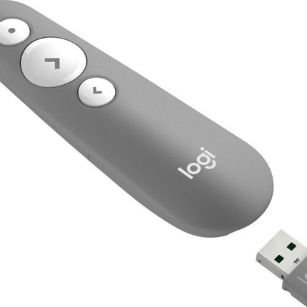 Logitech R500s Remote with customizable buttons.