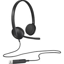 Plug-and-play Logitech USB headset