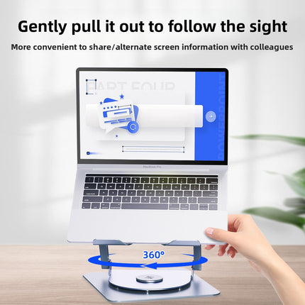 Laptop stand with fan Rotatable 360