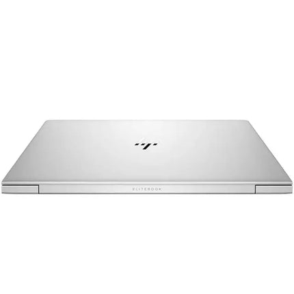 HP laptop with sleek silver design