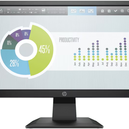 HP P204v 19.5" HD+ Monitor (1600x900) – HDMI/VGA, LED, 1YR Warranty