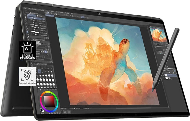 HP Spectre x360 14-eu0040eu Ultra 7 16GB 1TB SSD 3K OLED Touch – Win 11, Nightfall Black, 1YR