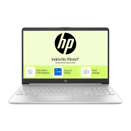HP 15s-FQ5318TU i7-1255U 8GB 512GB SSD 15.6" FHD Silver – Win 11, 1YR Warranty
