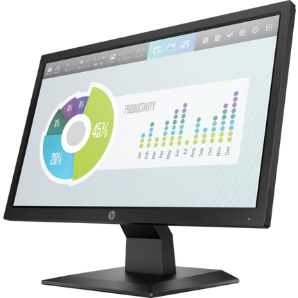 HP P204v 19.5" HD+ Monitor (1600x900) – HDMI/VGA, LED, 1YR Warranty