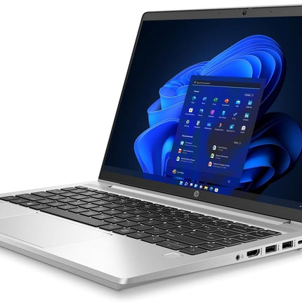 Refurbished HP PROBOOK 445 G9-AMD Ryzen 7 5825U, 16GB Ram, 256GB SSD, 14″ FHD Touchscreen, Pike silver aluminum, BOXED.
