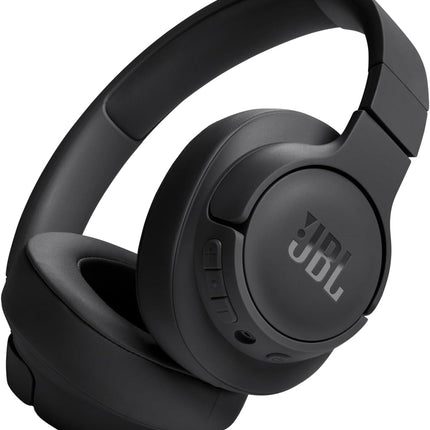 Black JBL over-ear Bluetooth headphones