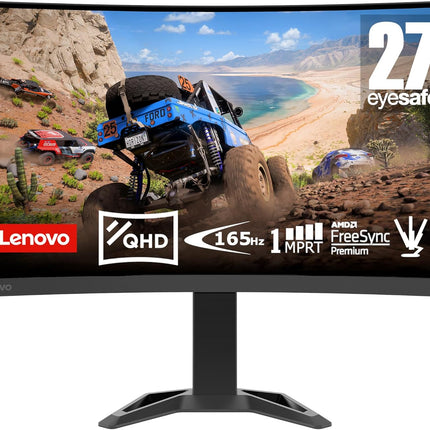 Lenovo G27qc-30 27'' Curved Gaming monitor, with Eyesafe® Display