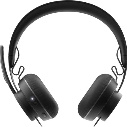 Noise-canceling Logitech wireless headset mic