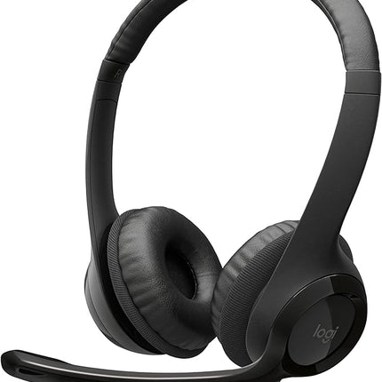 Adjustable mic on Logitech headset