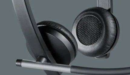 Logitech USB headset noise-cancelling mic