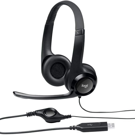 Logitech H390 black USB headset