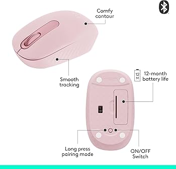 Bluetooth Logitech Mouse M196 Rose