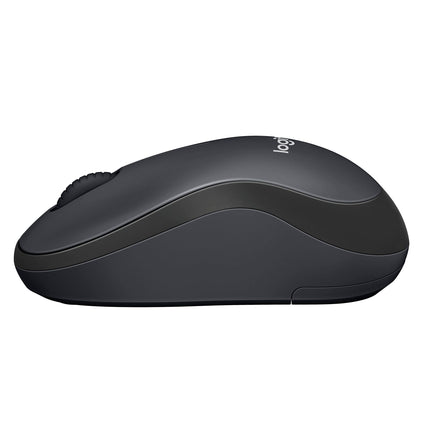 Quiet Logitech M221 wireless mouse charcoal