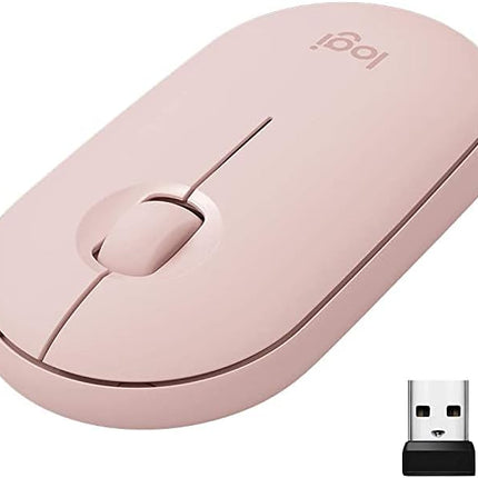 Logitech Pebble M350 Slim Silent Mouse – Rose
