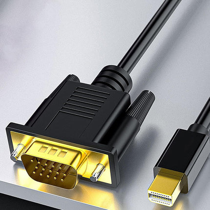 Mini DisplayPort to VGA 1.8m cable for easy use on the go