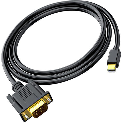 Mini DisplayPort to VGA 1.8M adapter for workstations and presentations.