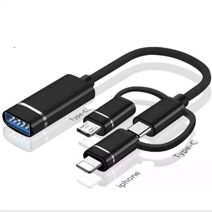 Plug-and-play Original OTG 3 in 1 USB Adapter