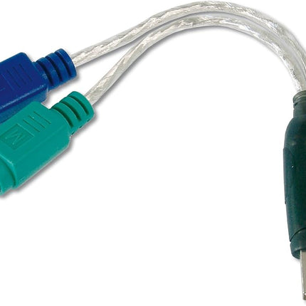 Plug USB device into PS/2