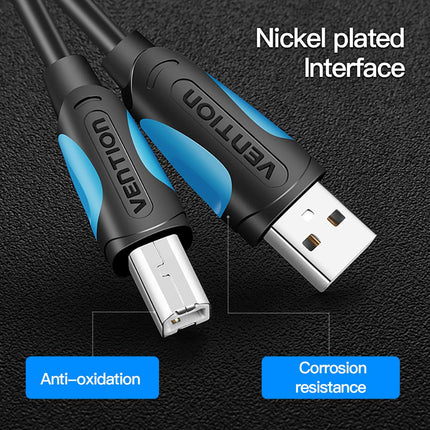 Long USB 2.0 print cable