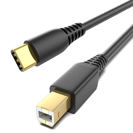 Long-Lasting USB-C to Printer Cable