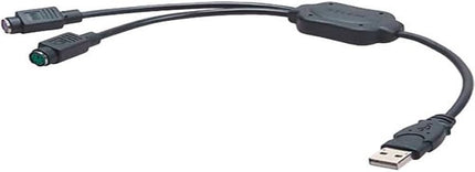 PS/2 to USB connector adapter