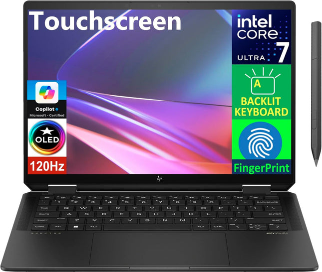 HP Spectre x360 touchscreen laptop