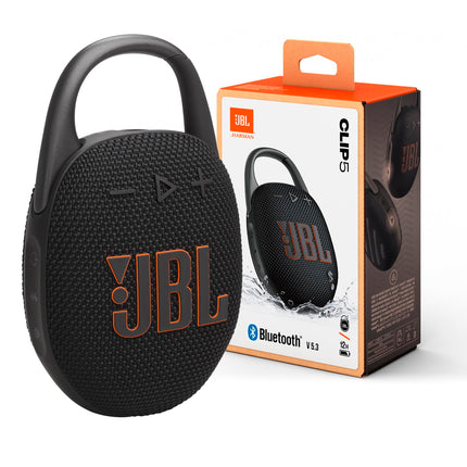 JBL Clip 5 black portable speaker