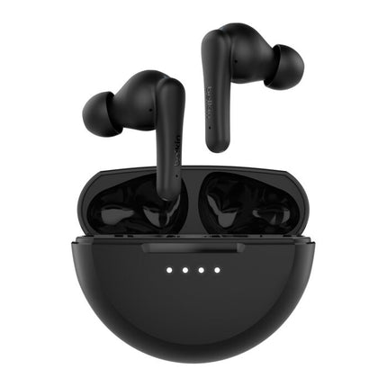 Original Belkin SoundForm Rhythm True Wireless Earbuds, 28hr playtime black AUC012BTBK