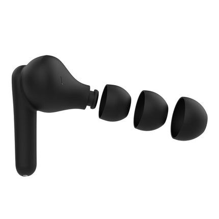 Original Belkin SoundForm Rhythm True Wireless Earbuds, 28hr playtime black AUC012BTBK
