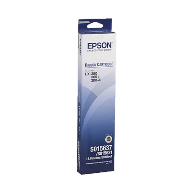 Epson LX - 300 / LX - 350 Ribbon Cartridge Single Pack - C13S015637 - Brainy