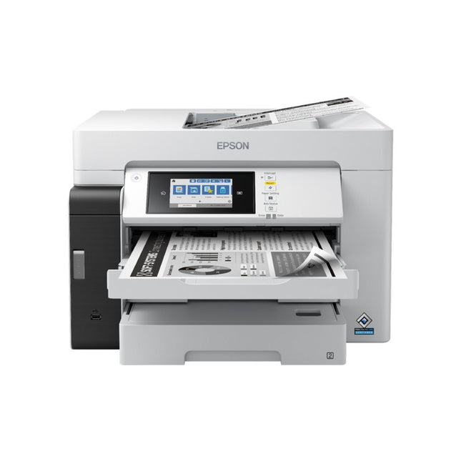 Epson M15180 A3+ Ink Tank Printer with PCL Support, Print, Copy, and Scan, Duplex Printing - ADF, Duplex Scanning, Wi - Fi, Wi - Fi Direct, Ethernet, USB Host, USB Interface with LCD Touchscreen - C11CJ41407 - Brainy