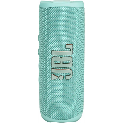 Teal JBL Flip 6 speaker with rich audio quality
