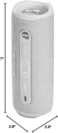 JBL Flip 6 Speaker in White – Portable Audio Experience