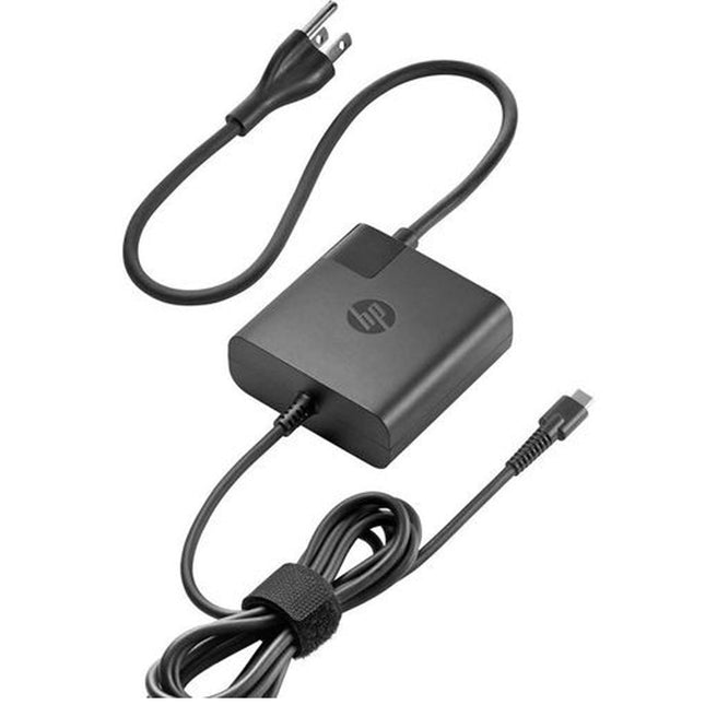 HP 65W square charger