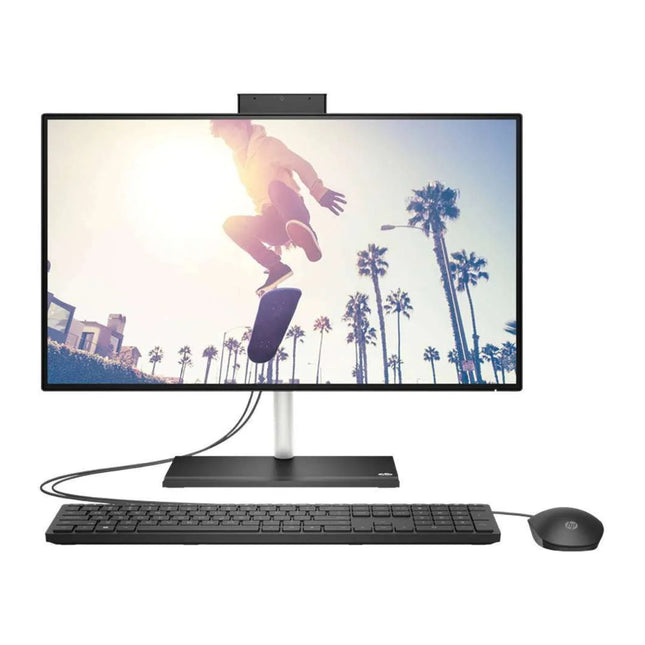 HP All - in - One 24 - cb1022nh PC, Intel Core i5 1235U, 8GB DDR4 3200, 256GB PCIe NVMe M.2 SSD, 23.8" FHD Desktop - Brainy