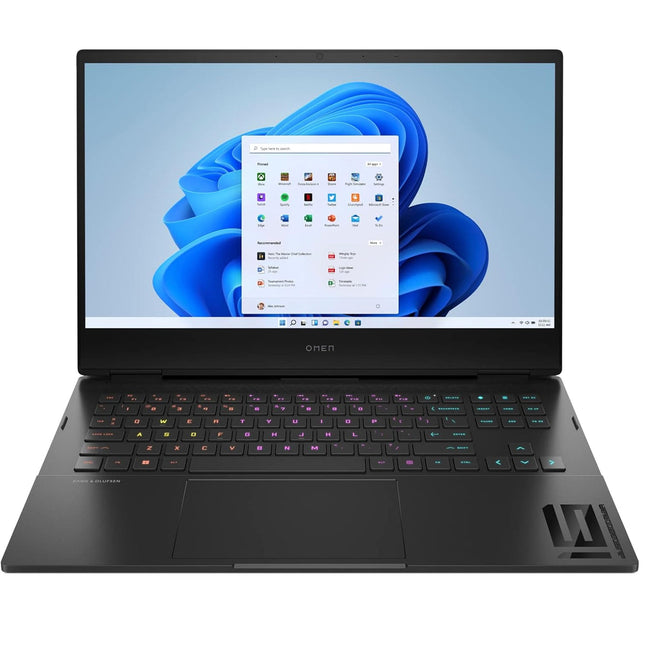 Sleek HP OMEN black laptop